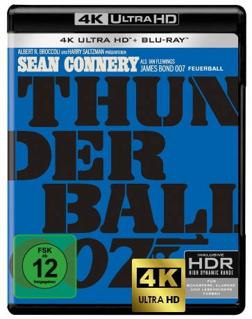 James Bond Feuerball (Operacja 'Piorun') [Blu-Ray 4K]+[Blu-Ray]