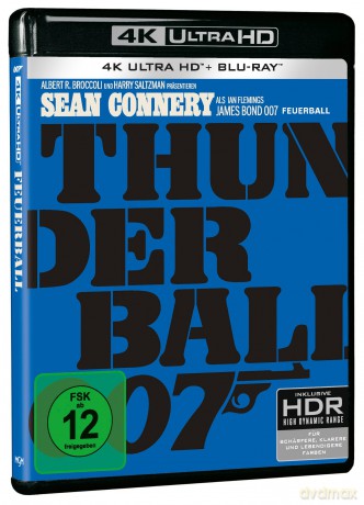 James Bond Feuerball (Operacja 'Piorun') [Blu-Ray 4K]+[Blu-Ray]