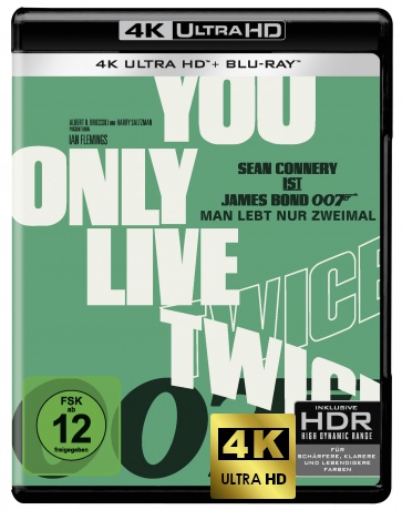 James Bond You Only Live Twice (Żyje się tylko dwa razy) [Blu-Ray 4K]+[Blu-Ray]