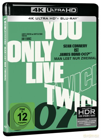 James Bond You Only Live Twice (Żyje się tylko dwa razy) [Blu-Ray 4K]+[Blu-Ray]