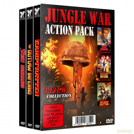 Jungle War Action Pack - 3 Filme Bundle [DVD]