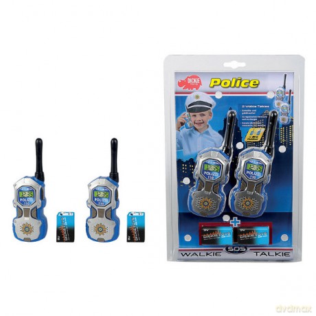 DICKIE Walkie Talkie Policja zasięg 80m [ZABAWKA]