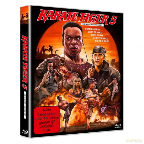 Karate Tiger 5 - König der Kickboxer - Scanavo Edition [Blu-Ray]