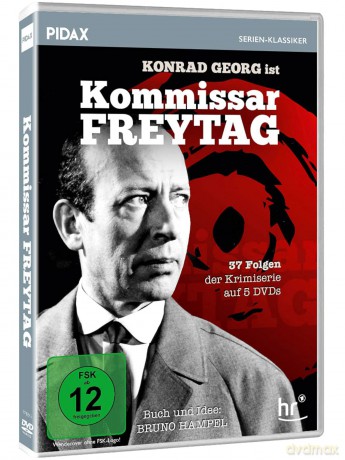 Kommissar Freytag - Die Kult Krimi-Serie 1963-1966 auf DVD - Mit Konrad Georg, Günther Stoll und Claus Wilcke - Zeitloser deutscher TV-Klassiker für Krimi-Liebhaber und Nostalgie-Fans [DVD]