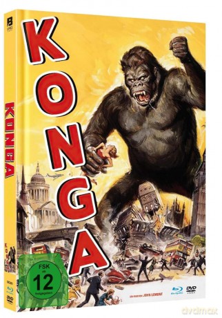 KONGA - Uncut-Fassung in limitierter Mediabook-Edition [Blu-Ray]