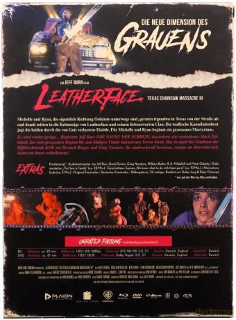 Leatherface: Texas Chainsaw Massacre III (Teksańska masakra piłą mechaniczną III) [Blu-Ray]+[DVD]