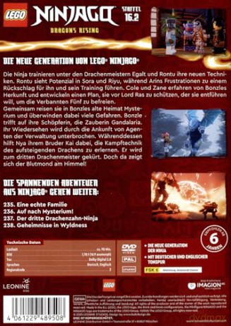 LEGO Ninjago - Staffel 16.2 [DVD]