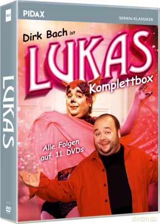 Lukas - Die deutsche Kult-Sitcom mit Dirk Bach erstmals in einer exklusiven Box! Das Serien Meisterwerk mit allen 64 Folgen - Herzerwärmende Comedy und Familienchaos! [DVD]