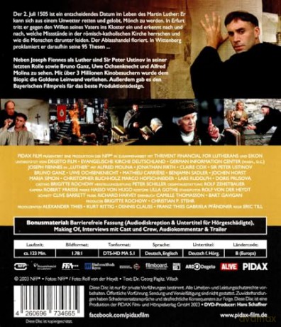 Luther - Die starbesetzte und preisgekrönte Verfilmung über den Mann der die Welt veränderte [DVD]