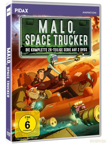 Malo, Space Trucker - Die kompletten 26 Episoden der kultigen Science-Fiction-Zeichentrickserie [DVD]