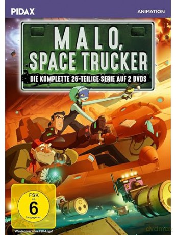 Malo, Space Trucker - Die kompletten 26 Episoden der kultigen Science-Fiction-Zeichentrickserie [DVD]