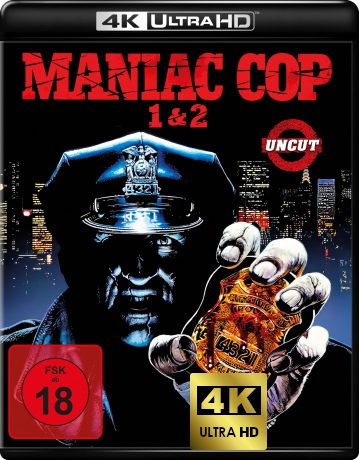 Maniac Cop 1 & 2 (Maniakalny glina 1+2) [2xBlu-Ray 4K]+[2xBlu-Ray]