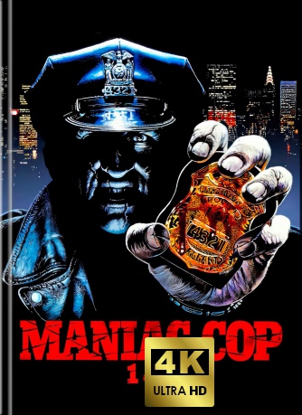 Maniac Cop 1 & 2 (Maniakalny glina 1+2) [2xBlu-Ray 4K]+[2xBlu-Ray]