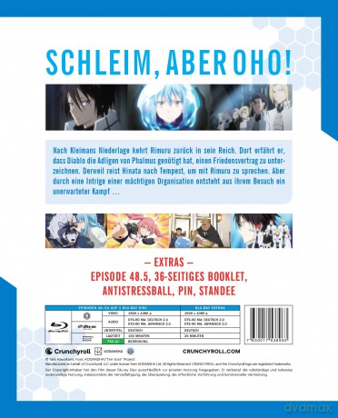 Meine Wiedergeburt als Schleim in einer anderen Welt - Staffel 3 - Vol.1 - [Blu-Ray]