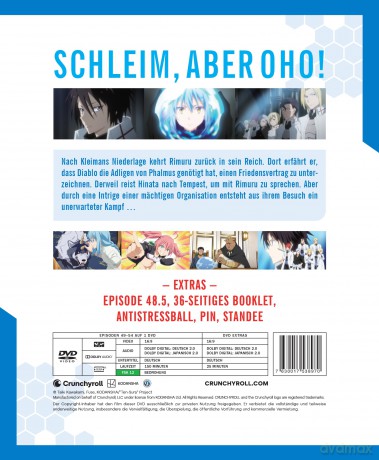 Meine Wiedergeburt als Schleim in einer anderen Welt - Staffel 3 - Vol.1 - [DVD]