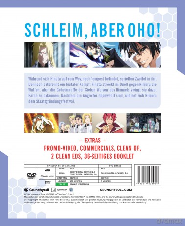 Meine Wiedergeburt als Schleim in einer anderen Welt - Staffel 3 - Vol.2 - [DVD]