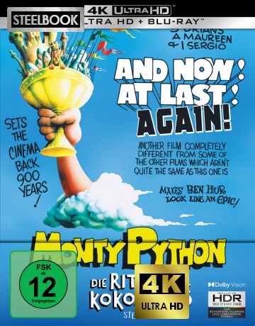 Monty Python and the Holy Grail (Monty Python i Święty Graal) (steelbook) [Blu-Ray 4K]+[Blu-Ray]