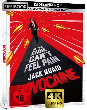 Novocaine (Nowokaina) (steelbook) [Blu-Ray 4K]+[Blu-Ray]