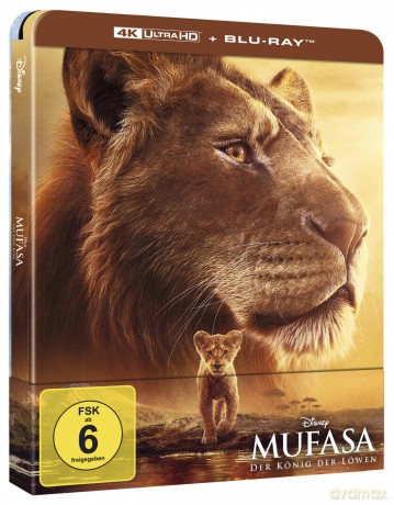 Mufasa: The Lion King (Mufasa: Król Lew) (steelbook) [Blu-Ray 4K]+[Blu-Ray]