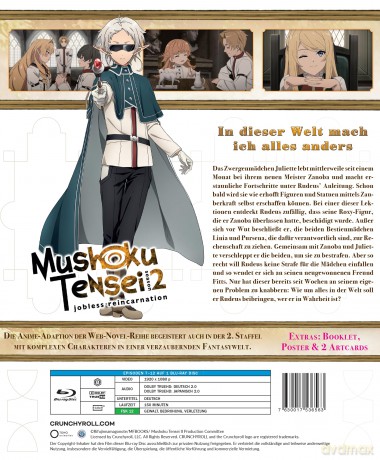 Mushoku Tensei: Jobless Reincarnation - Staffel 2 - Vol.2 - [Blu-Ray]