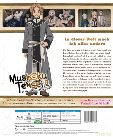 Mushoku Tensei: Jobless Reincarnation - Staffel 2 - Vol.3 - [Blu-Ray]