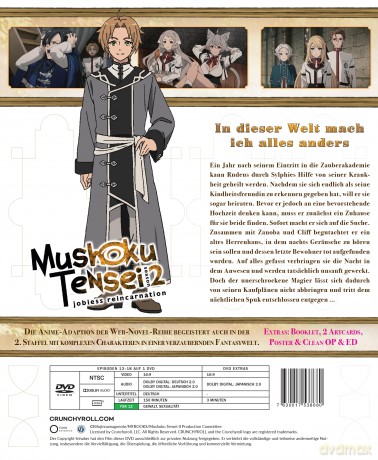 Mushoku Tensei: Jobless Reincarnation - Staffel 2 - Vol.3 - [DVD]