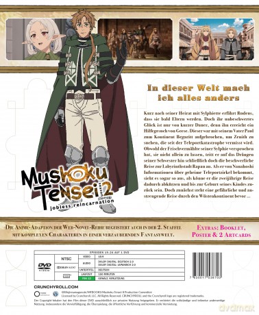 Mushoku Tensei: Jobless Reincarnation - Staffel 2 - Vol.4 - [DVD]