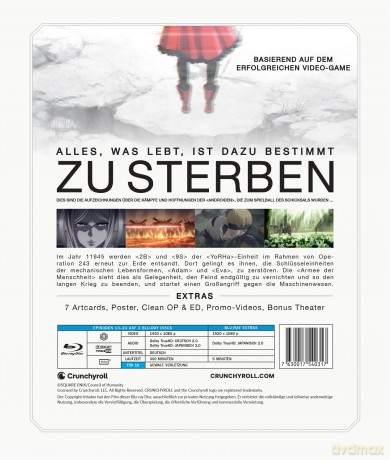 NieR:Automata Ver1.1a - Staffel 1 - Part 2 - [Blu-Ray]