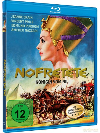 Nofretete: Königin vom Nil - Der Kult-Historien-Klassiker mit Starbesetzung wie Vincent Price und Jeanne Crain [DVD]