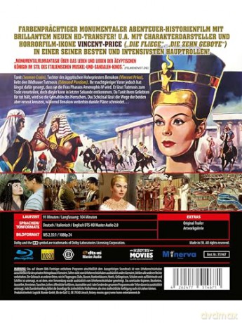 Nofretete: Königin vom Nil - Der Kult-Historien-Klassiker mit Starbesetzung wie Vincent Price und Jeanne Crain [DVD]