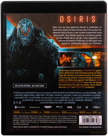 Osiris (Misja Ozyrysa) [Blu-Ray 4K]+[Blu-Ray]