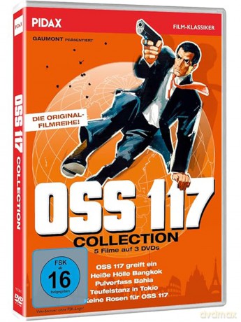 OSS 117 Pentalogie Edition- Alle 5 Agentenfilm Klassiker der Originalen Film-Reihe [DVD]