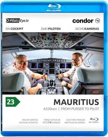 PilotsEYE.tv | MAURITIUS | Condor A330neo | 'From Purser to Pilot' [DVD]