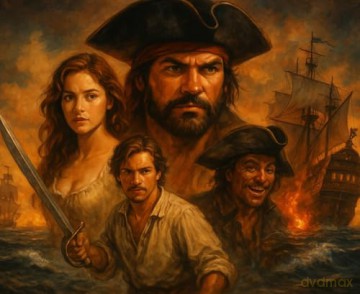 Piraten Filmklassiker Box - 10 legendäre Abenteuer und Seeräuber-Epen aus der goldenen Kino-Ära - Abenteuer, Romantik und Nostalgie [DVD]