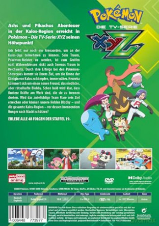 Pokémon - Die TV-Serie: XY - Staffel 19 [DVD]