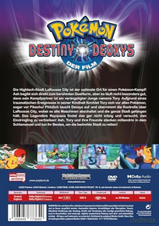 Pokémon 7 - Der Film: Destiny Deoxys [DVD]