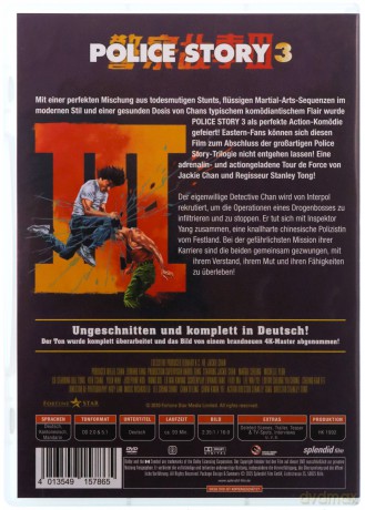 Police Story 3 (Policyjna opowieść 3: Superglina) [DVD]