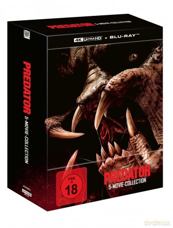 Predator 5-Movie-Collection [5xBlu-Ray 4K]+[5xBlu-Ray]