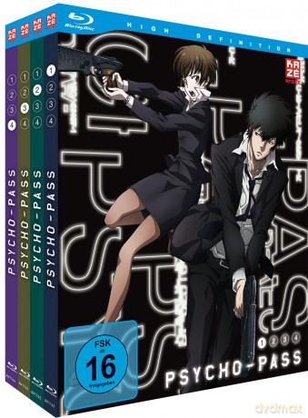 Psycho-Pass - Staffel 1 - Gesamtausgabe - Bundle - Vol.1-4 - [Blu-Ray]