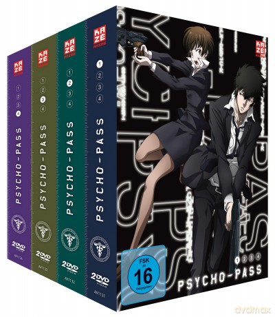 Psycho-Pass - Staffel 1 - Gesamtausgabe - Bundle - Vol.1-4 - [DVD]