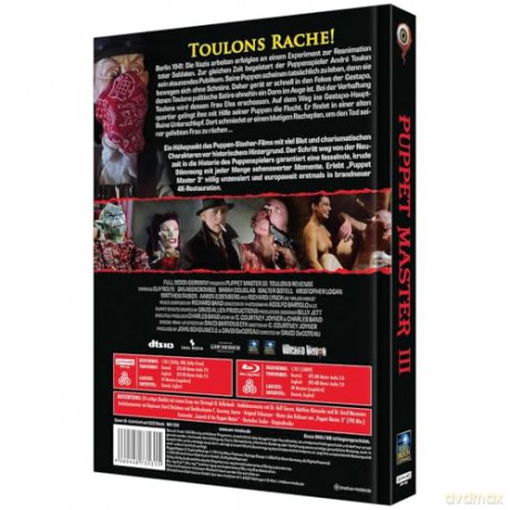 Puppet Master 3 - Toloun's Revenge (Władca lalek 3: Zemsta Toulona) [Blu-Ray 4K]+[Blu-Ray]