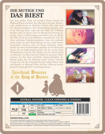 Sacrificial Princess and the King of Beasts - Staffel 1 - Part 1 - Blu-ray [Blu-Ray]