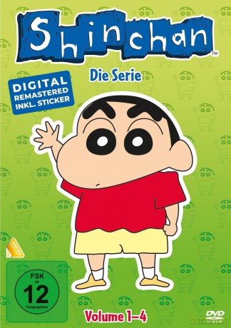 SHIN CHAN - Die Serie - Boxset Vol. 1-4 inkl. Sticker LTD. - [DVD]