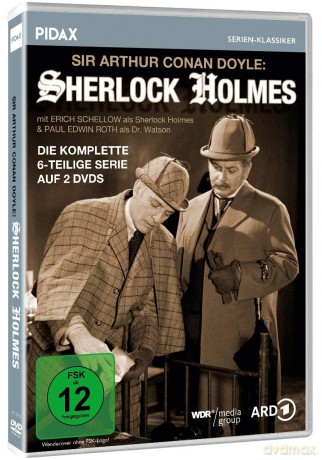 Sir Arthur Conan Doyle: Sherlock Holmes - Die komplette deutsche Adaption der 6-teiligen Krimiserie mit Erich Schellow als Meisterdetektiv [DVD]