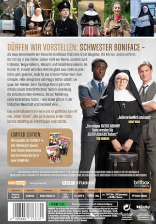 Sister Boniface - Die kompletten Staffeln 1-3 LTD. - Limitierte Collector's Edition mit Postkarten-Set [DVD]