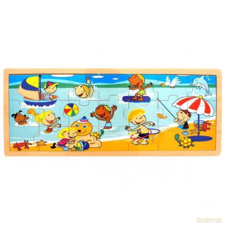 BRIMAREX Drewniane Puzzle Plaża [PUZZLE]