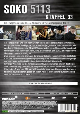 Soko 5113 - Staffel 33 [DVD]