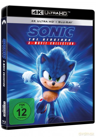 Sonic the Hedgehog - 3-Movie Collection (Sonic. Szybki jak błyskawica) [3xBlu-Ray 4K]+[3xBlu-Ray]