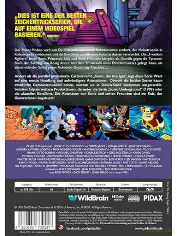 Sonic the Hedgehog - Komplette Kult-Zeichentrickserie mit 26 Folgen [DVD]