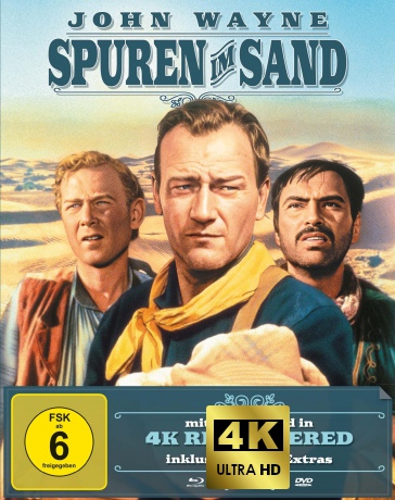 Spuren im Sand (Trzej ojcowie chrzestni) [Blu-Ray 4K]